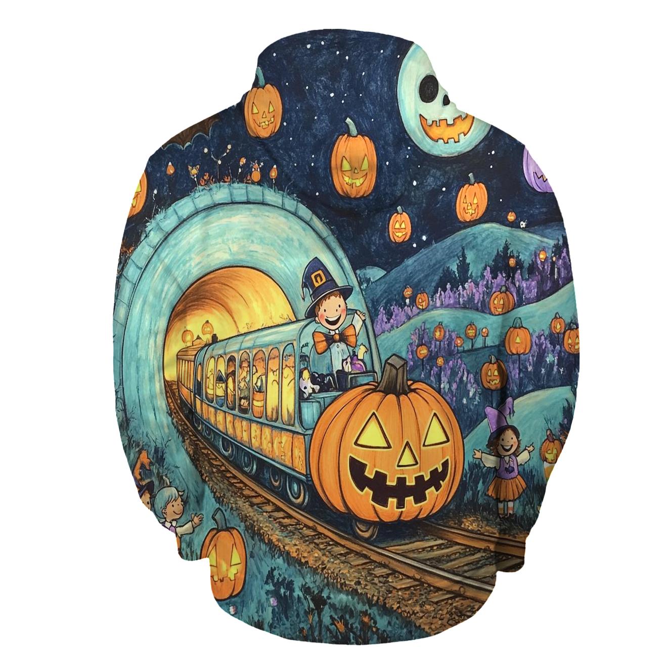 Ghost Train Ride Spooky Edition custom hoodies
