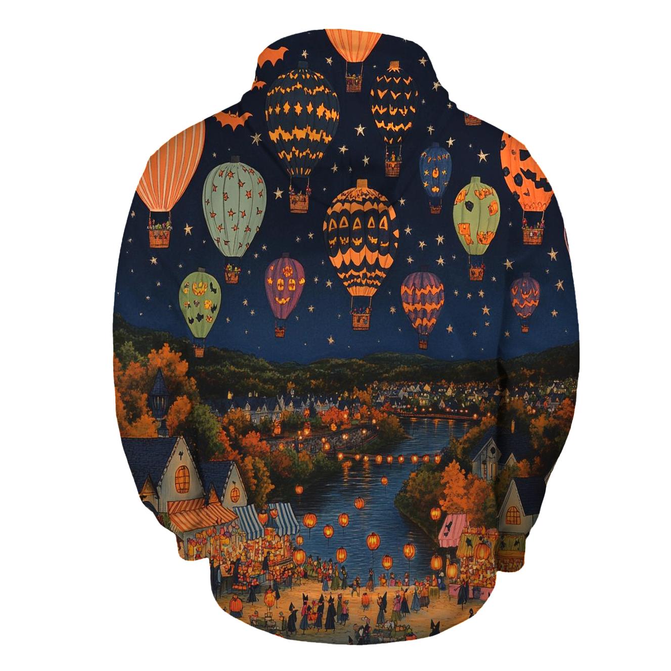 Bat Balloon Festival Spooky custom hoodies