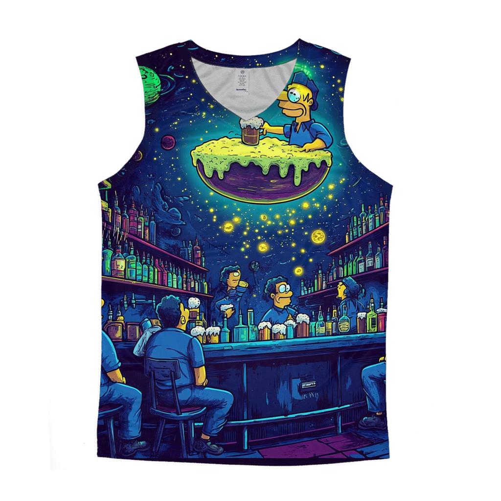Moes Neon Midnight Dream designer workout tanks