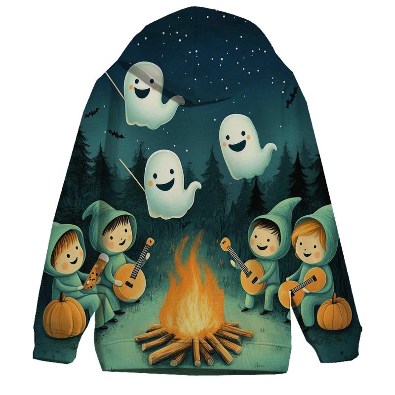 Haunted Marshmallow Campfire Band hoodie trends