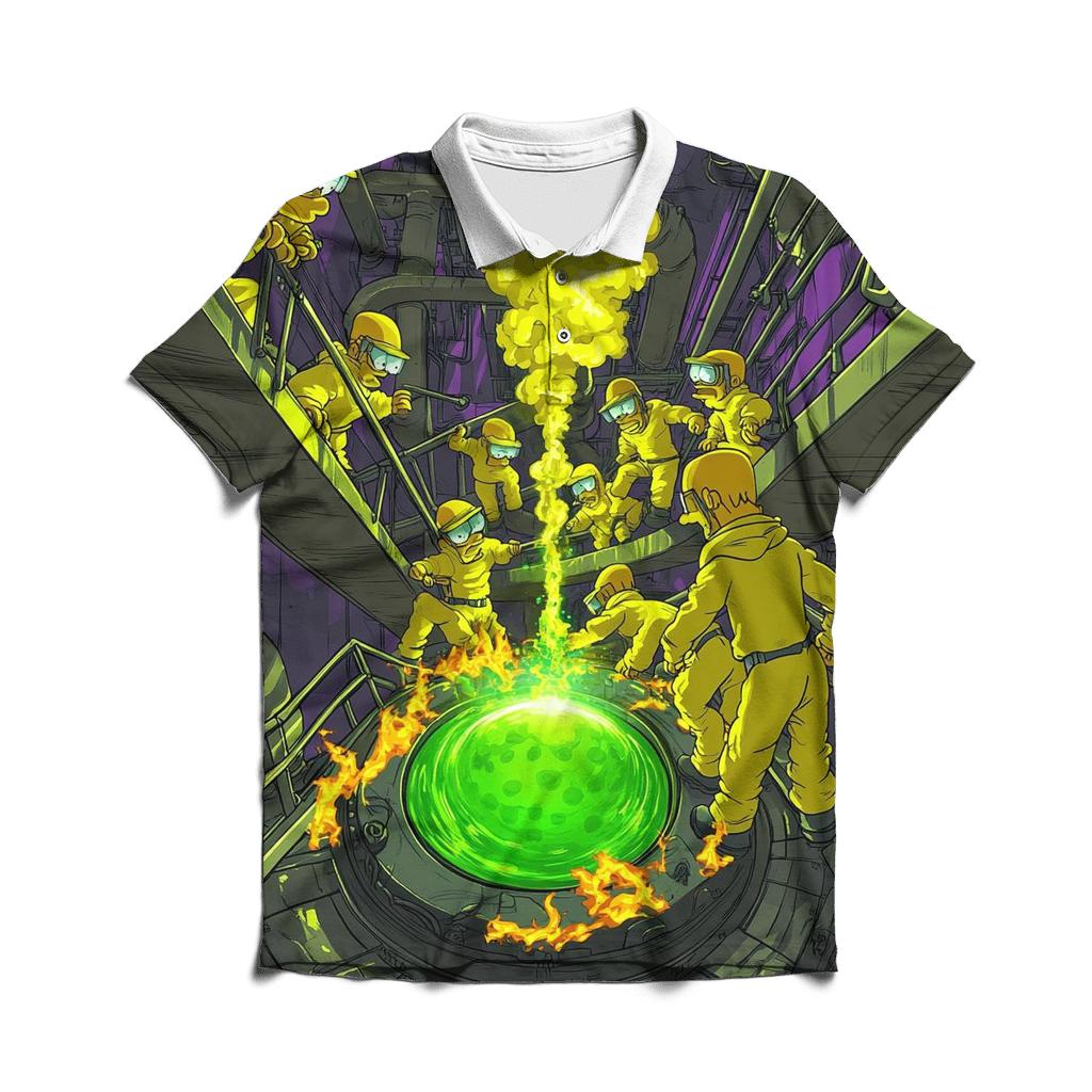 Nuclear Night Shift Mayhem personalized polo shirts