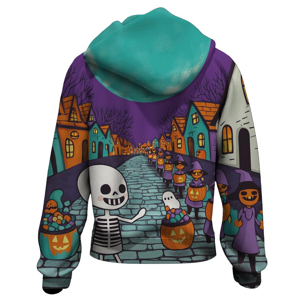 Halloween Moonlight Candy Parade printed hoodies