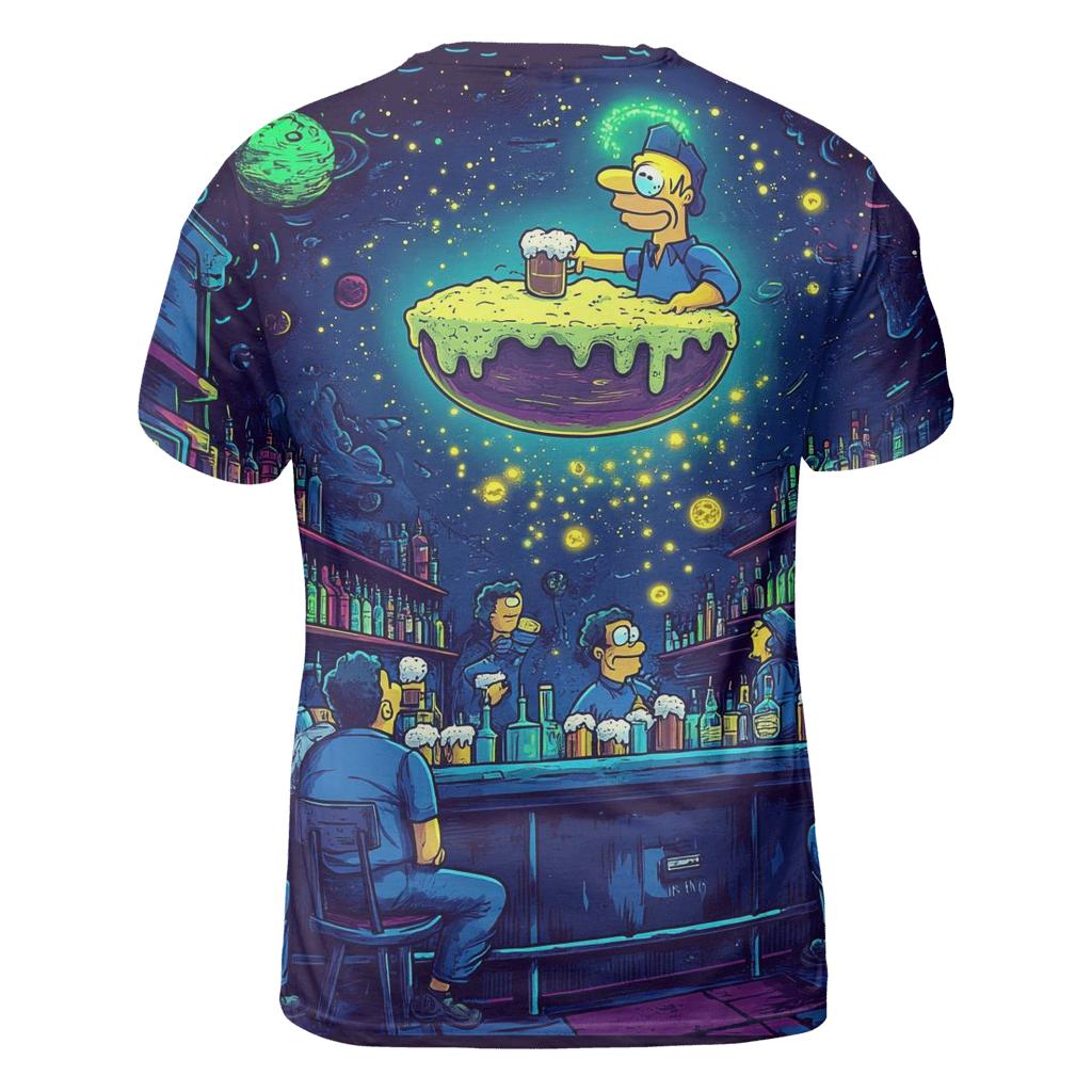 Moes Neon Midnight Dream vibrant all-over design tees