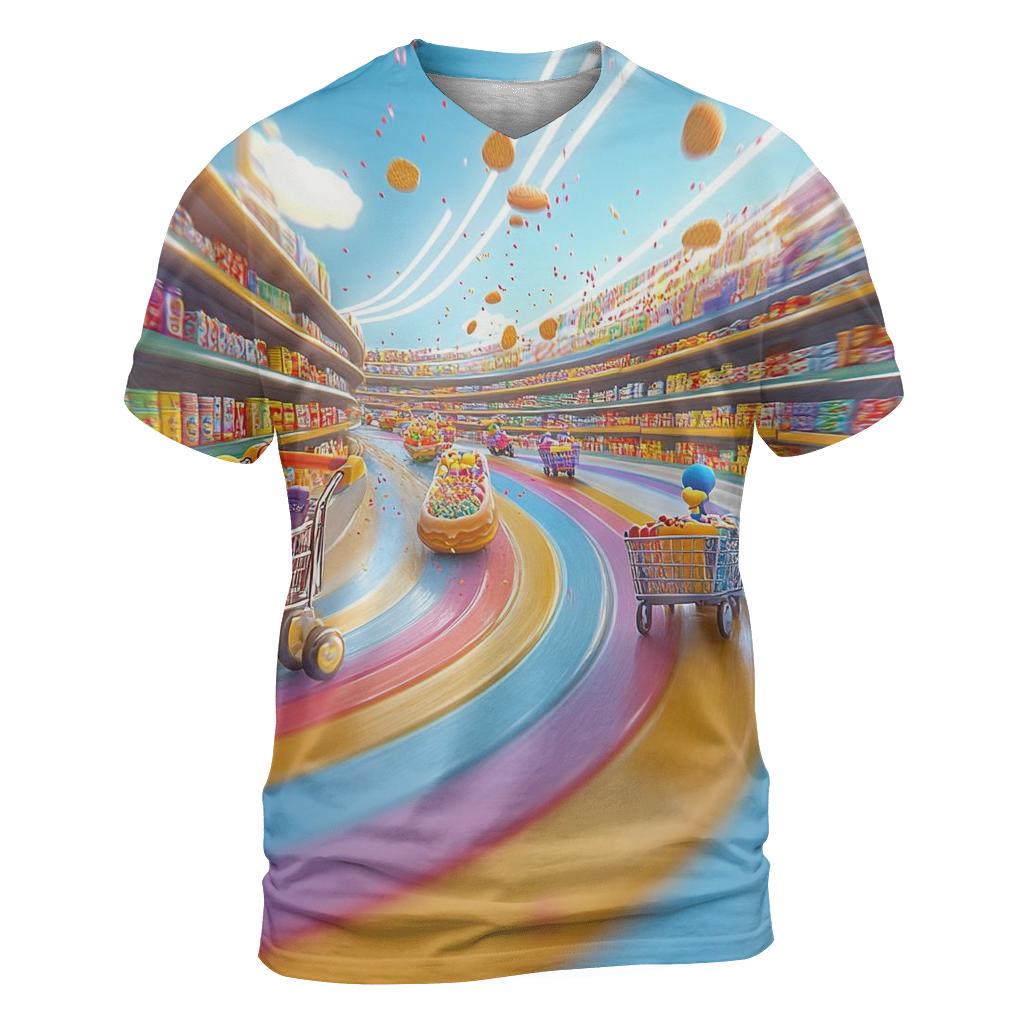 Kwik Cart Hyper Aisle Race custom all-over print shirts