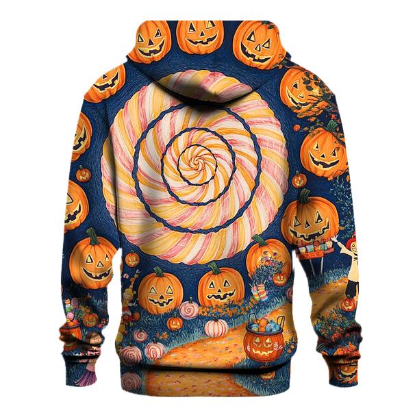 Candy Whirl Halloween Fairground graphic hoodies
