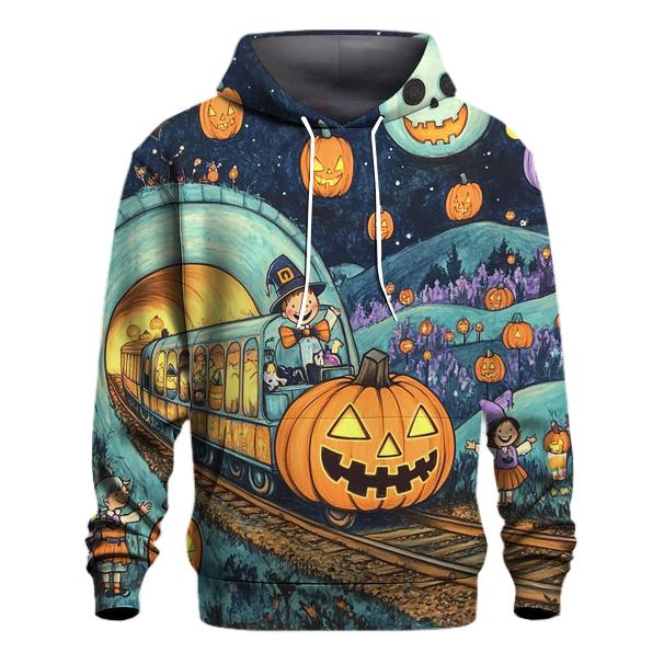 Ghost Train Ride Spooky Edition custom hoodies