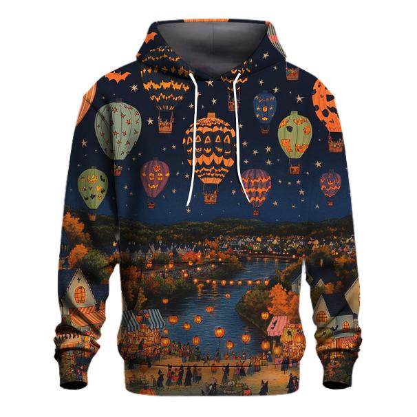 Bat Balloon Festival Spooky pullover hoodies
