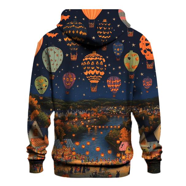 Bat Balloon Festival Spooky pullover hoodies