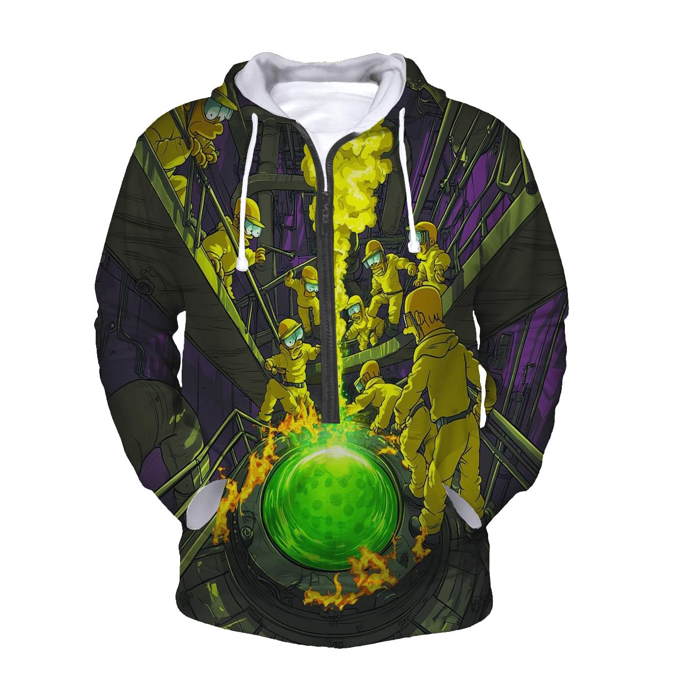 Nuclear Night Shift Mayhem zip-up hoodies