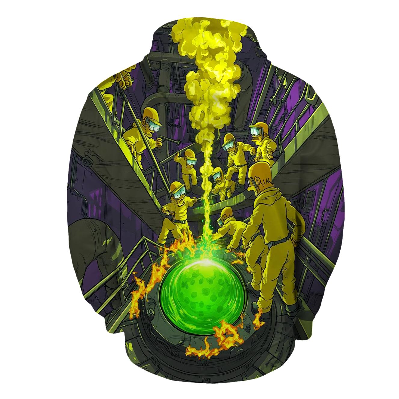 Nuclear Night Shift Mayhem zip-up hoodies