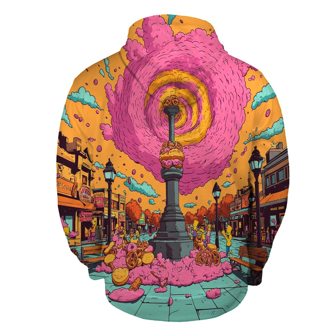 Springfield Town Square Snack Storm custom hoodies