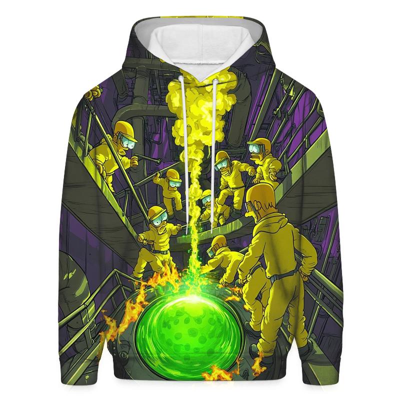 Nuclear Night Shift Mayhem premium hoodies