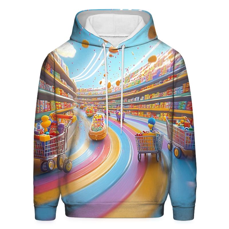Kwik Cart Hyper Aisle Race zip-up hoodies