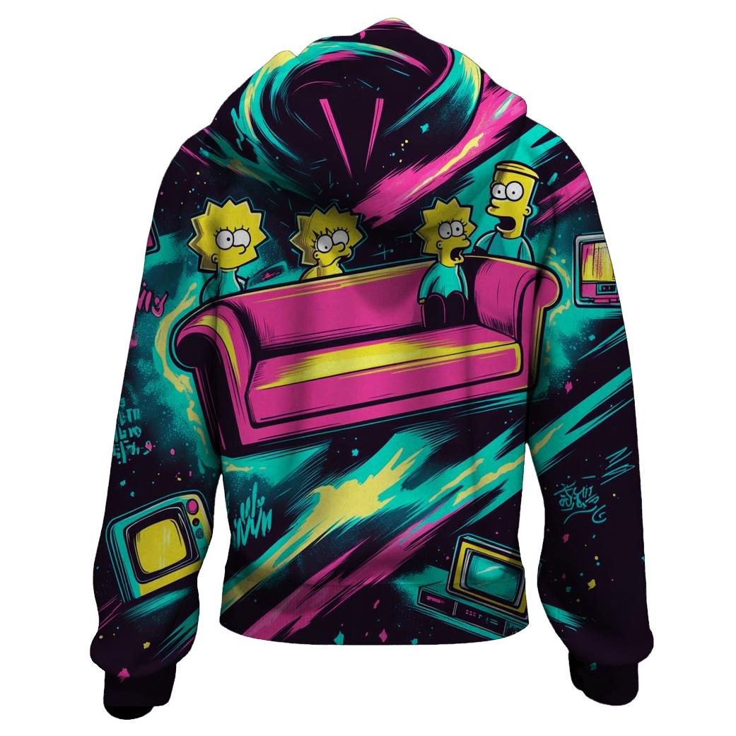 Couch Gag Time Vortex premium hoodies