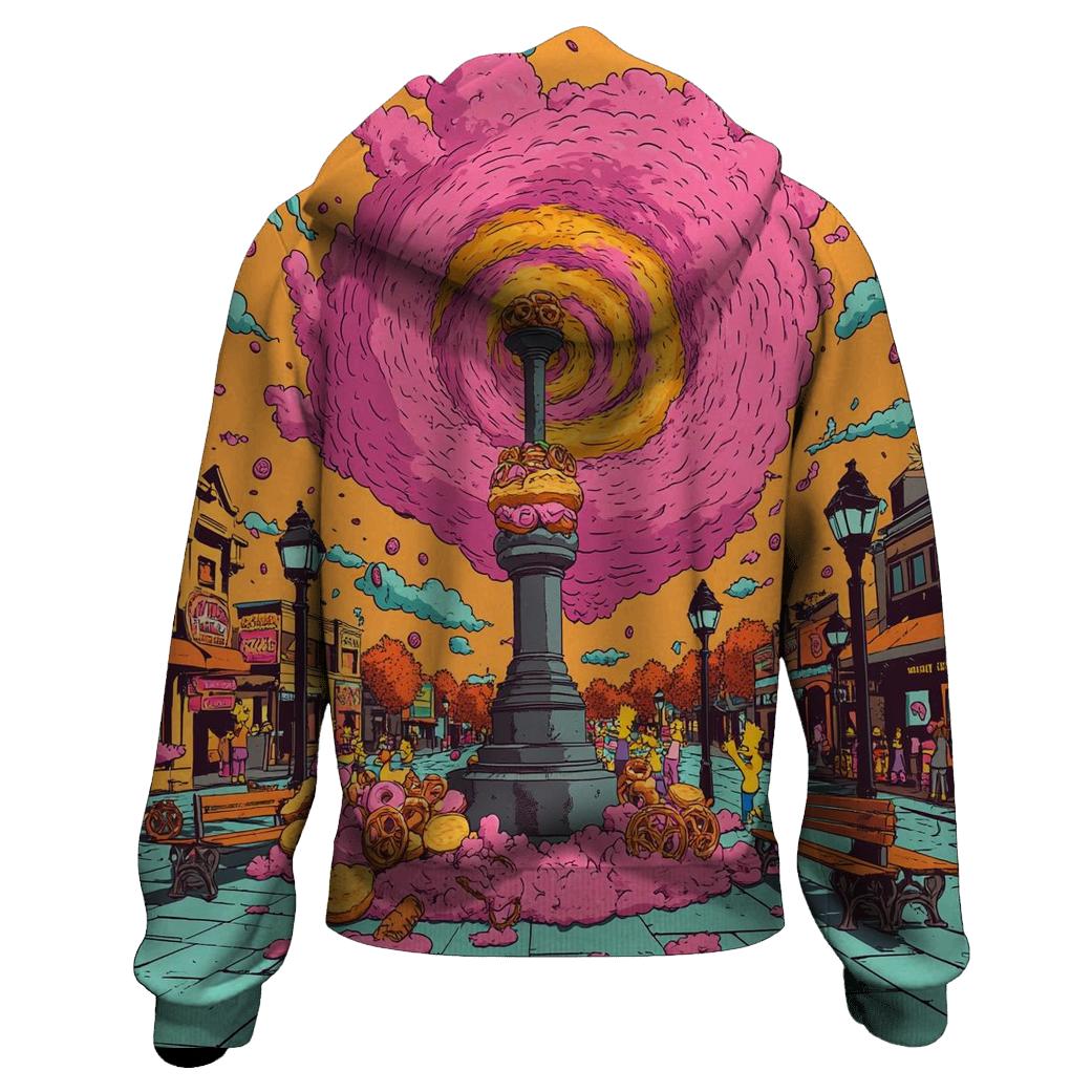 Springfield Town Square Snack Storm designer hoodies