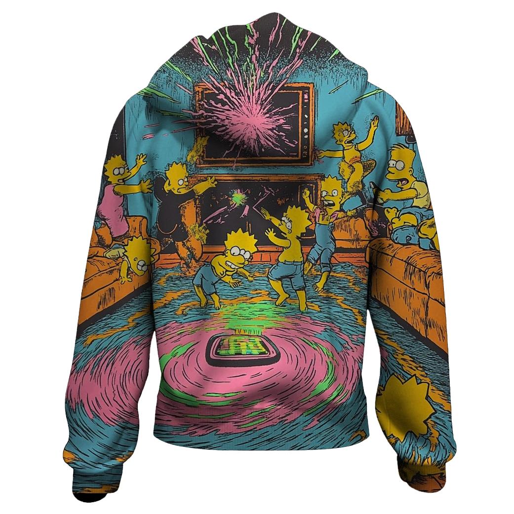 Living Room Remote Control Showdown embroidered hoodies