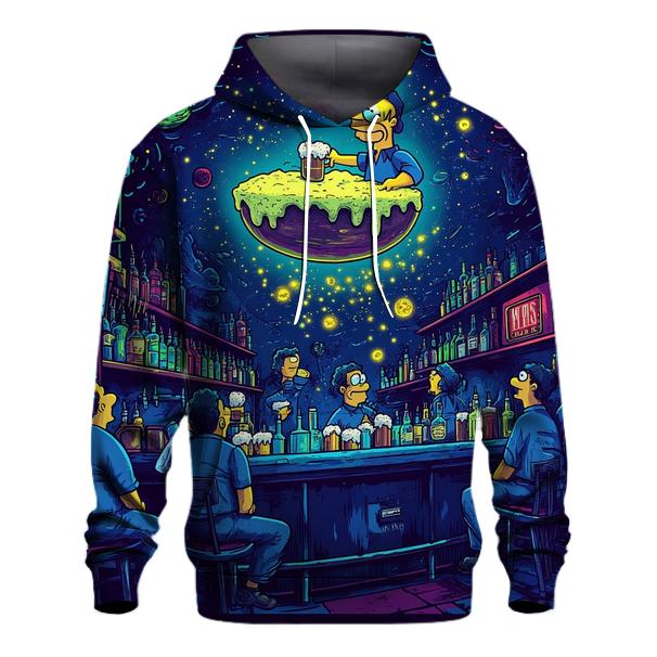 Moes Neon Midnight Dream printed hoodies
