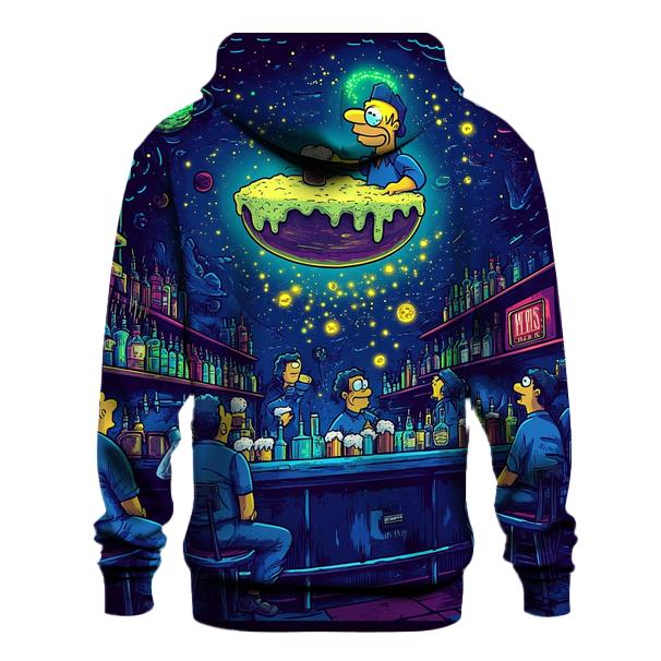 Moes Neon Midnight Dream printed hoodies