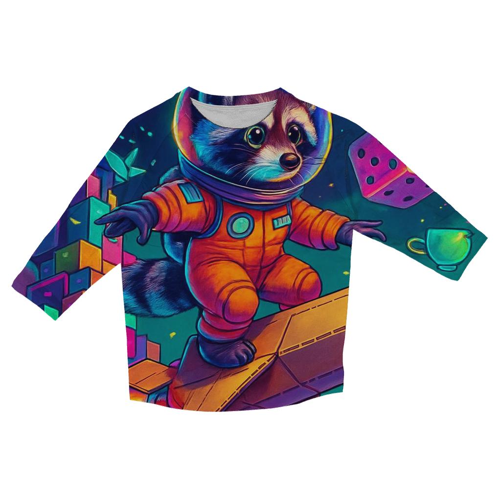 Chaotic Cardboard City Voyager fashion 3/4 sleeve shirts