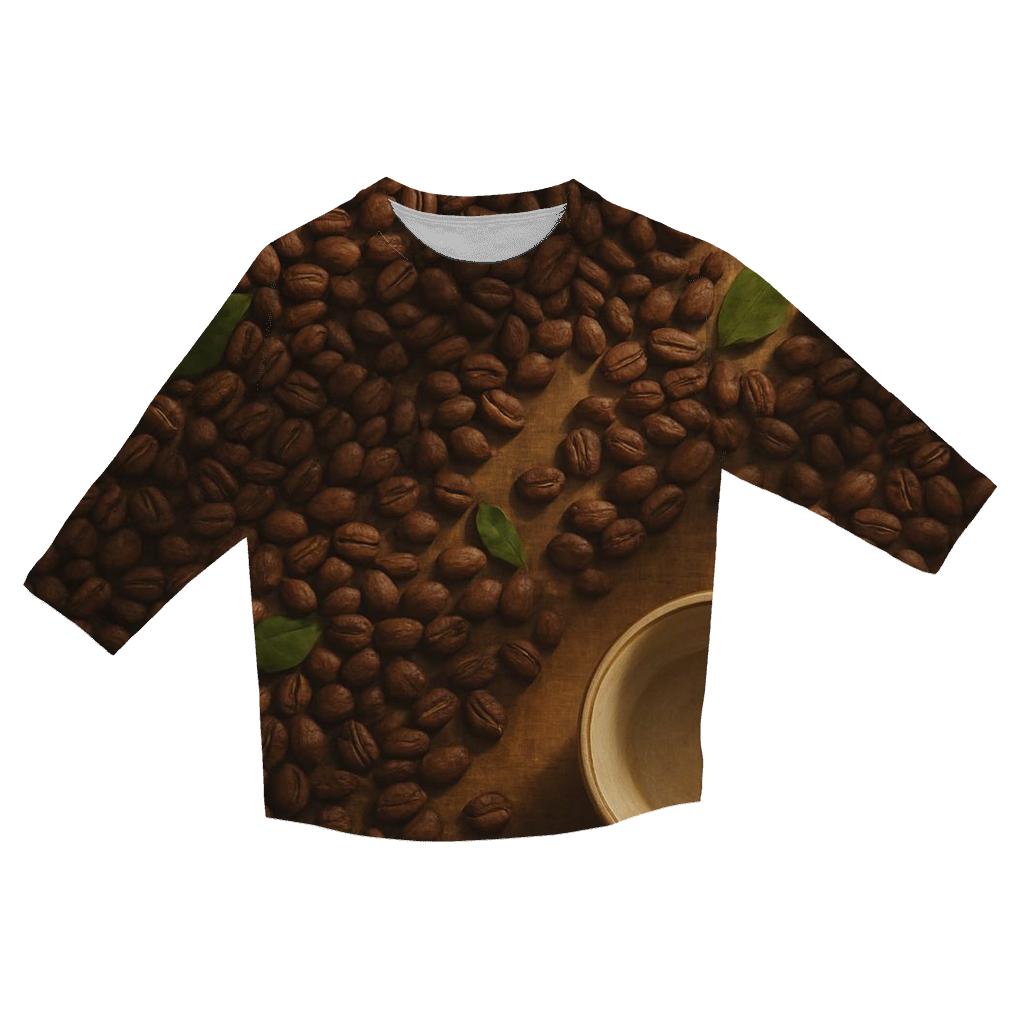 Harvest Bean Canopy trendy 3/4 sleeve tops