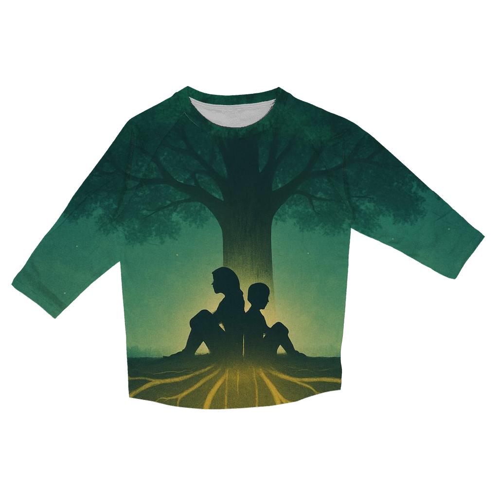 Roots Of Her Love fashion 3/4 sleeve shirts