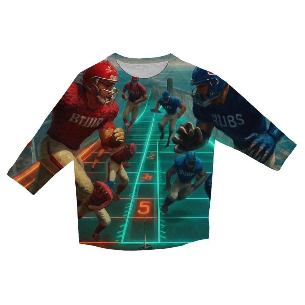 Skyline Showdown Braves At Soldier Den trendy 3/4 sleeve tops