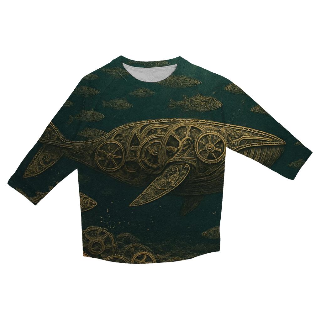 Clockwork Ocean Depths fashion 3/4 sleeve shirts
