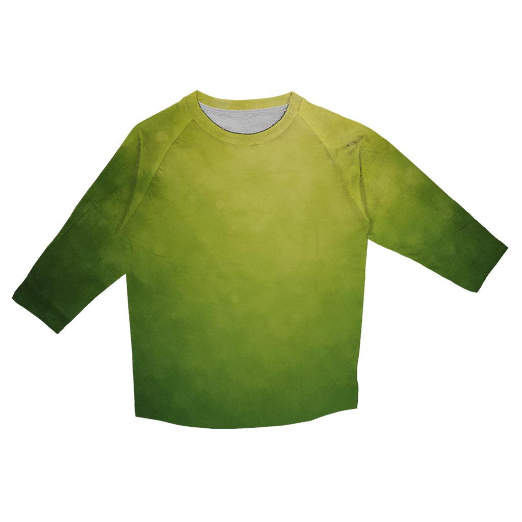 Forest Canopy Glow casual three quarter sleeve shirts