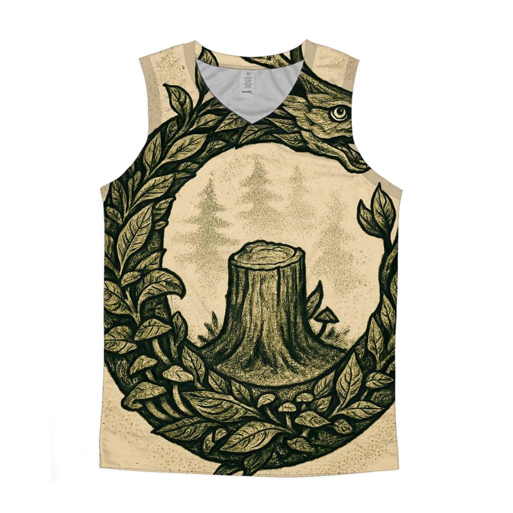 Forest Spirit Ouroboros custom tank tops