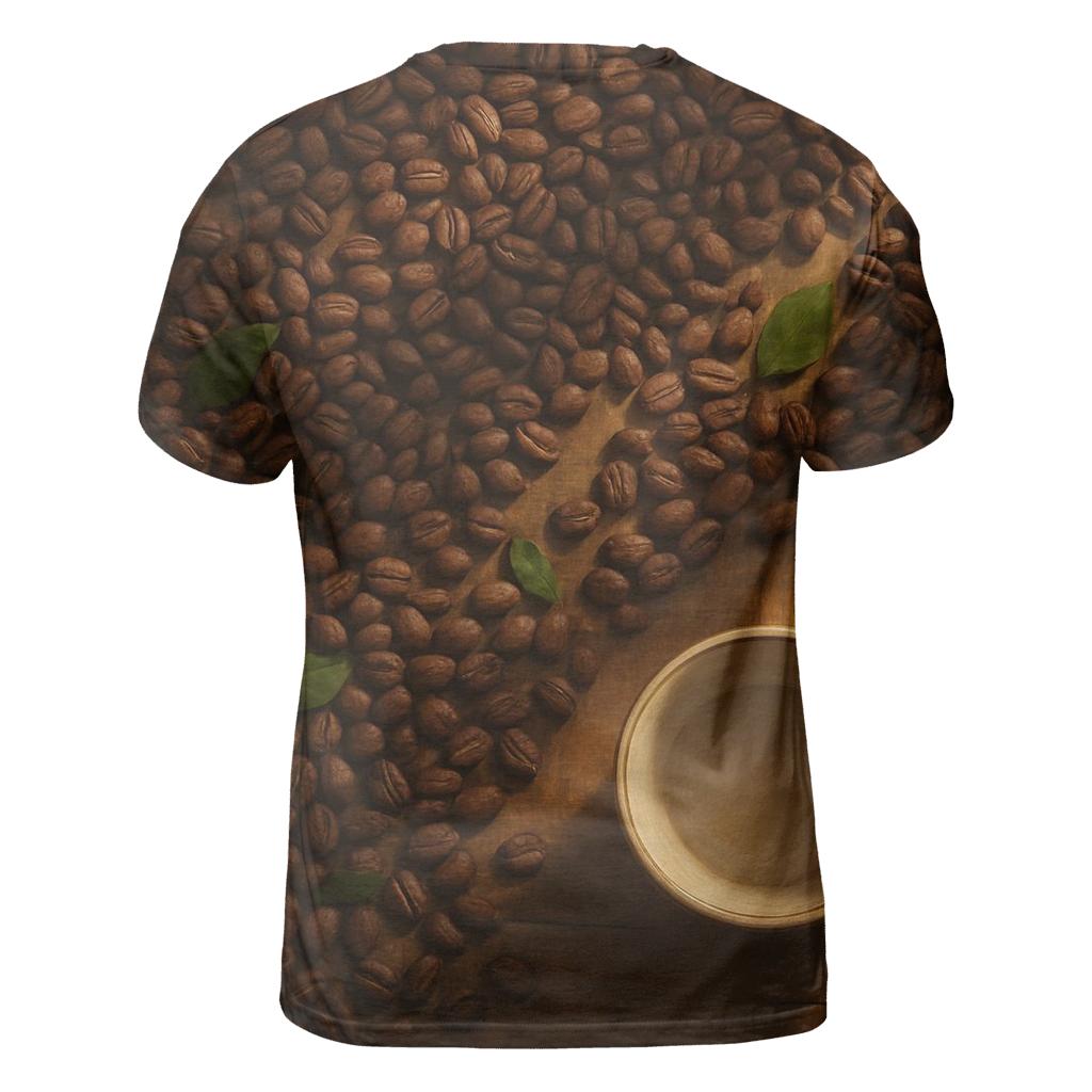 Harvest Bean Canopy artistic all-over print tops