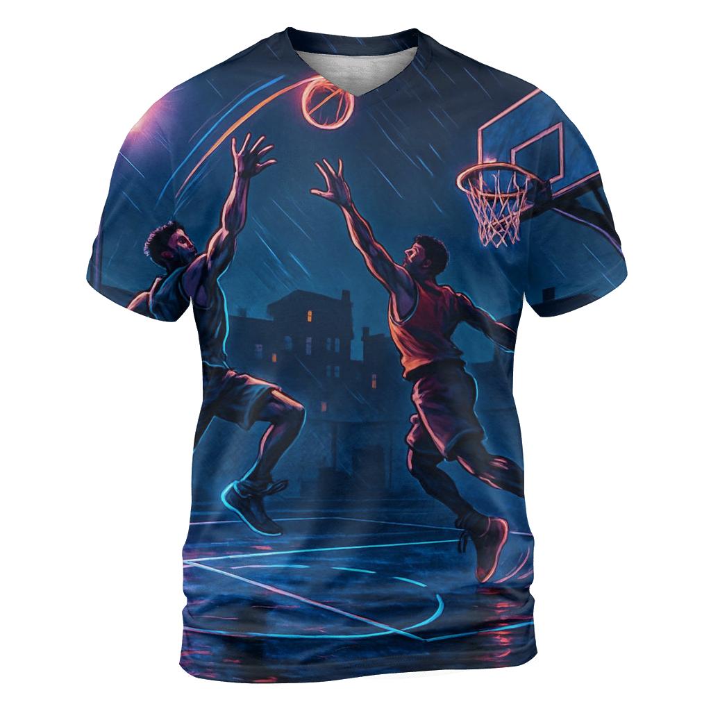 Midnight Street Basketball Clash designer pattern shirts