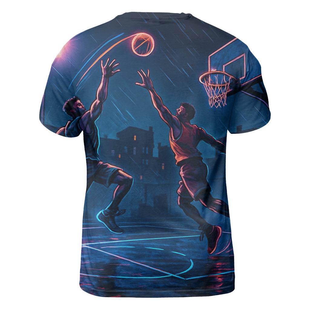 Midnight Street Basketball Clash designer pattern shirts