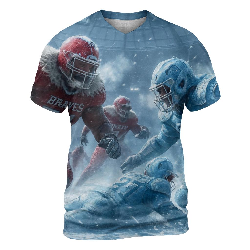 Frozen Yard Braves Against Ice Cubs personalized full print shirts