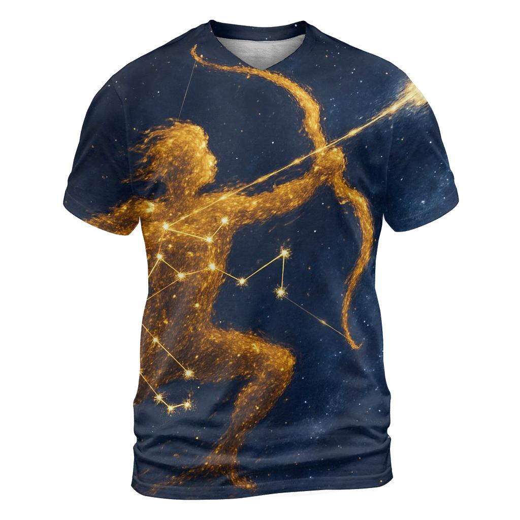 Sagittarius Comet Archer Trail trendy printed shirt styles