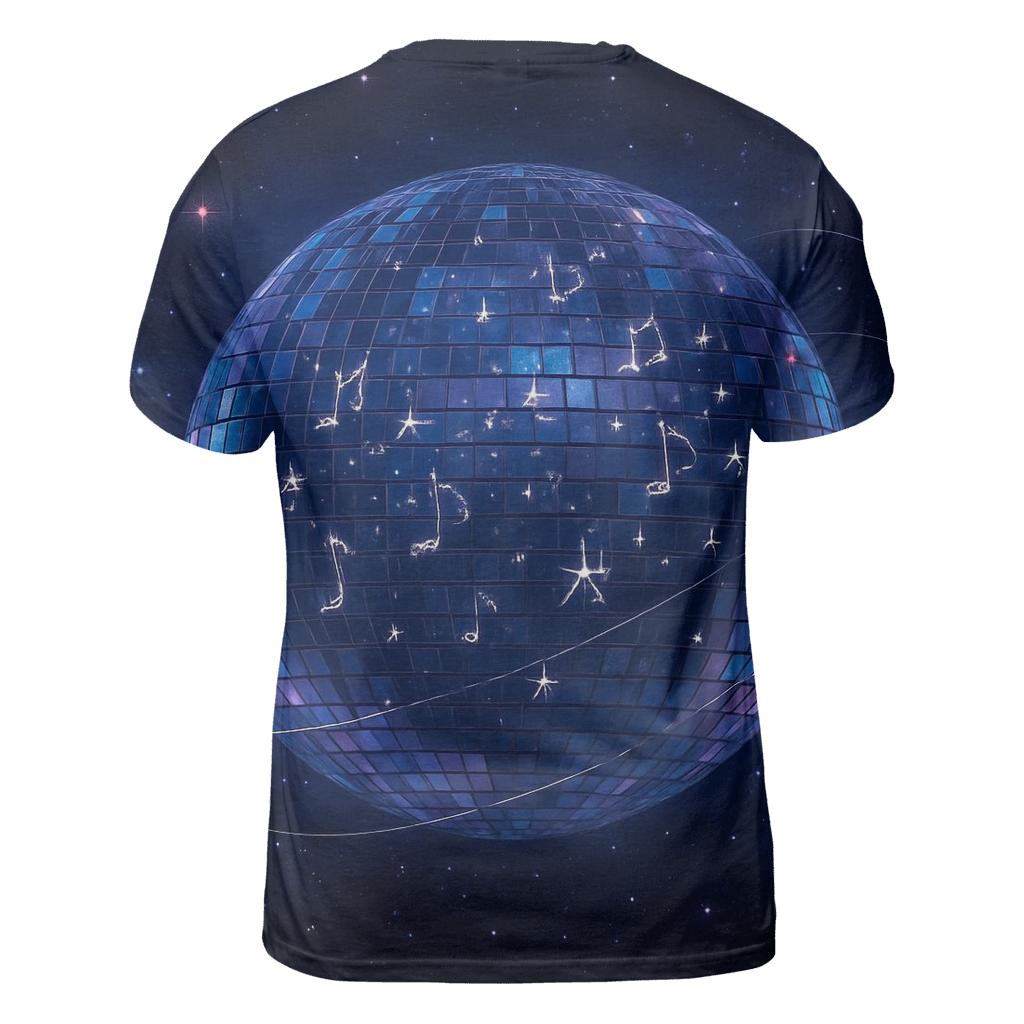Disco Constellation Sphere creative print fashion shirts