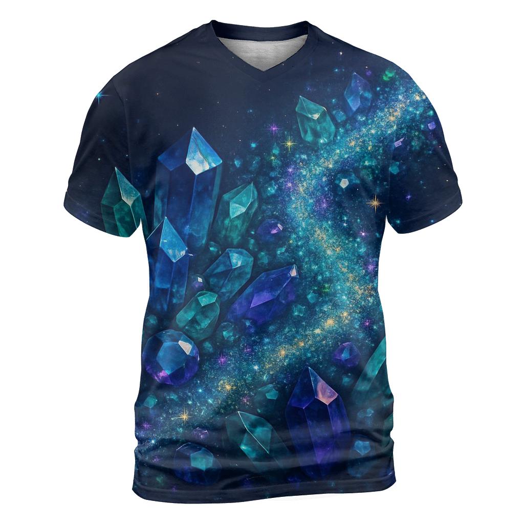 Celestial Gem Tides statement graphic shirts
