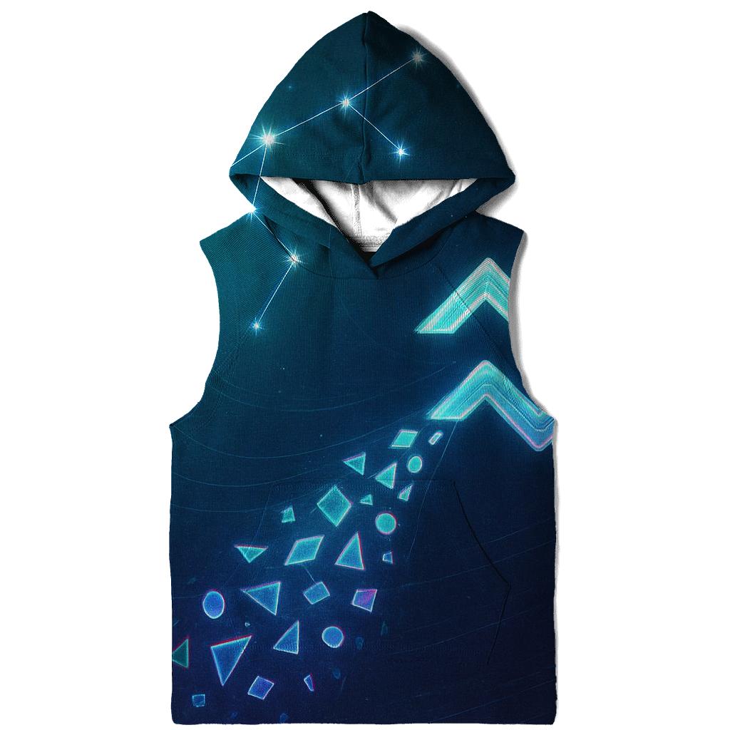 Aquarius Holographic Starstream graphic hoodies