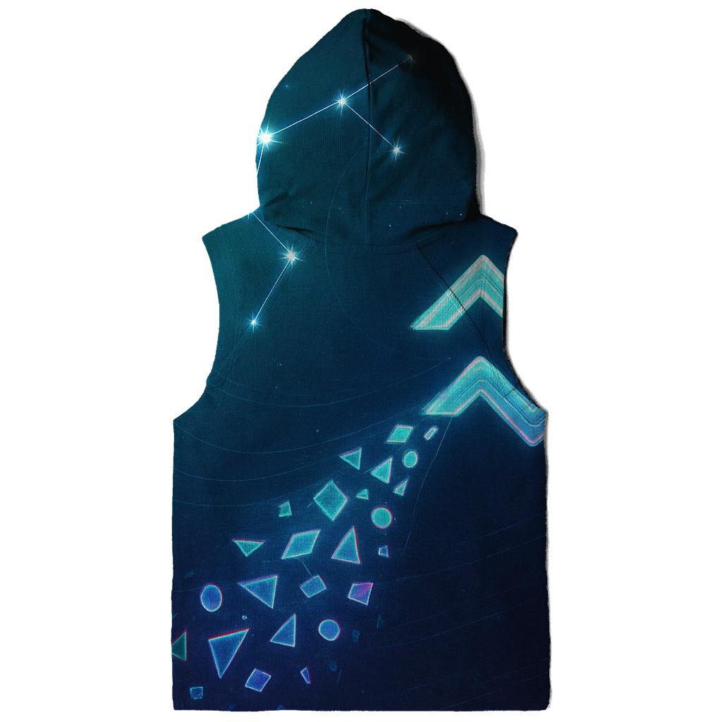 Aquarius Holographic Starstream graphic hoodies