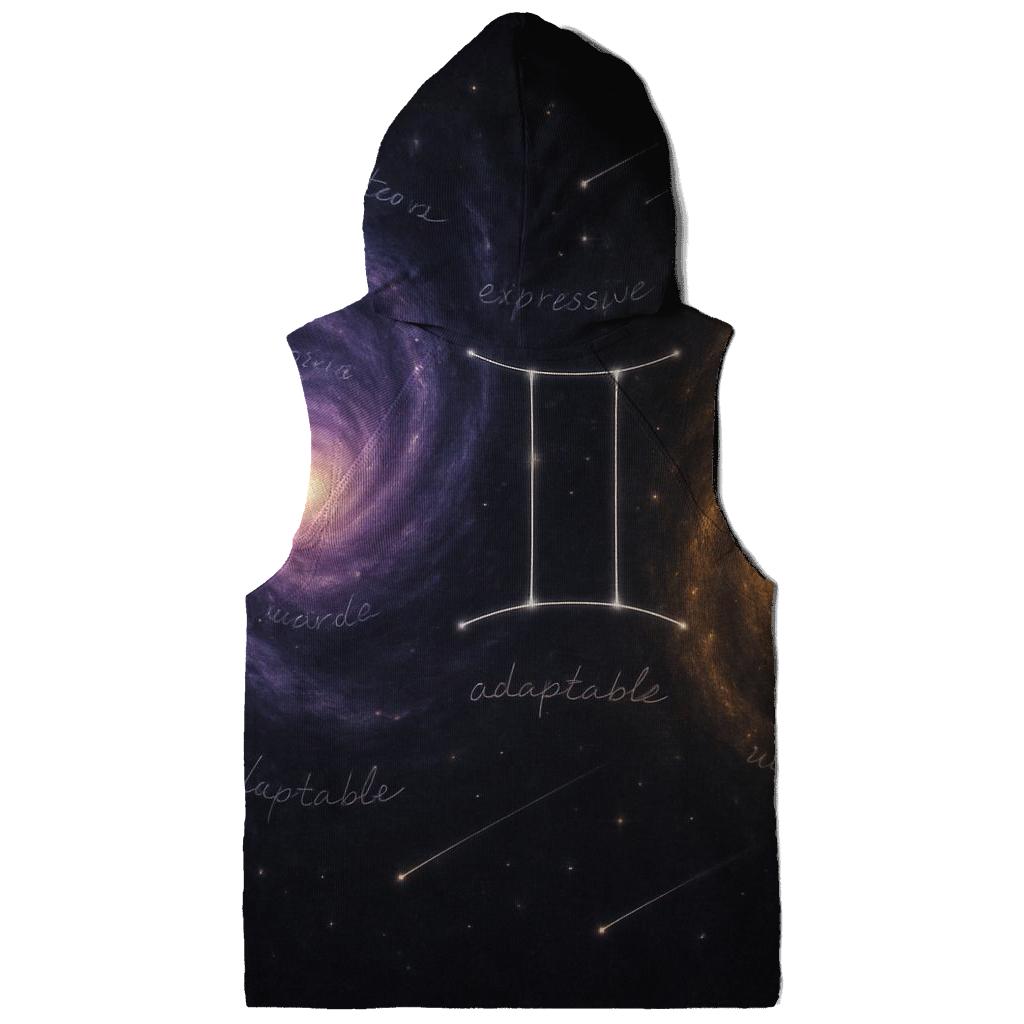 Gemini Dual Galaxy Mirror lightweight hoodies