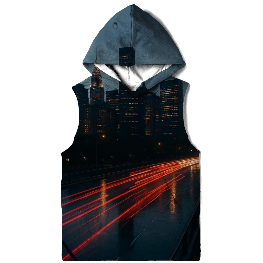 Rainy Evening Reflections On The FDR Drive hoodies fashion