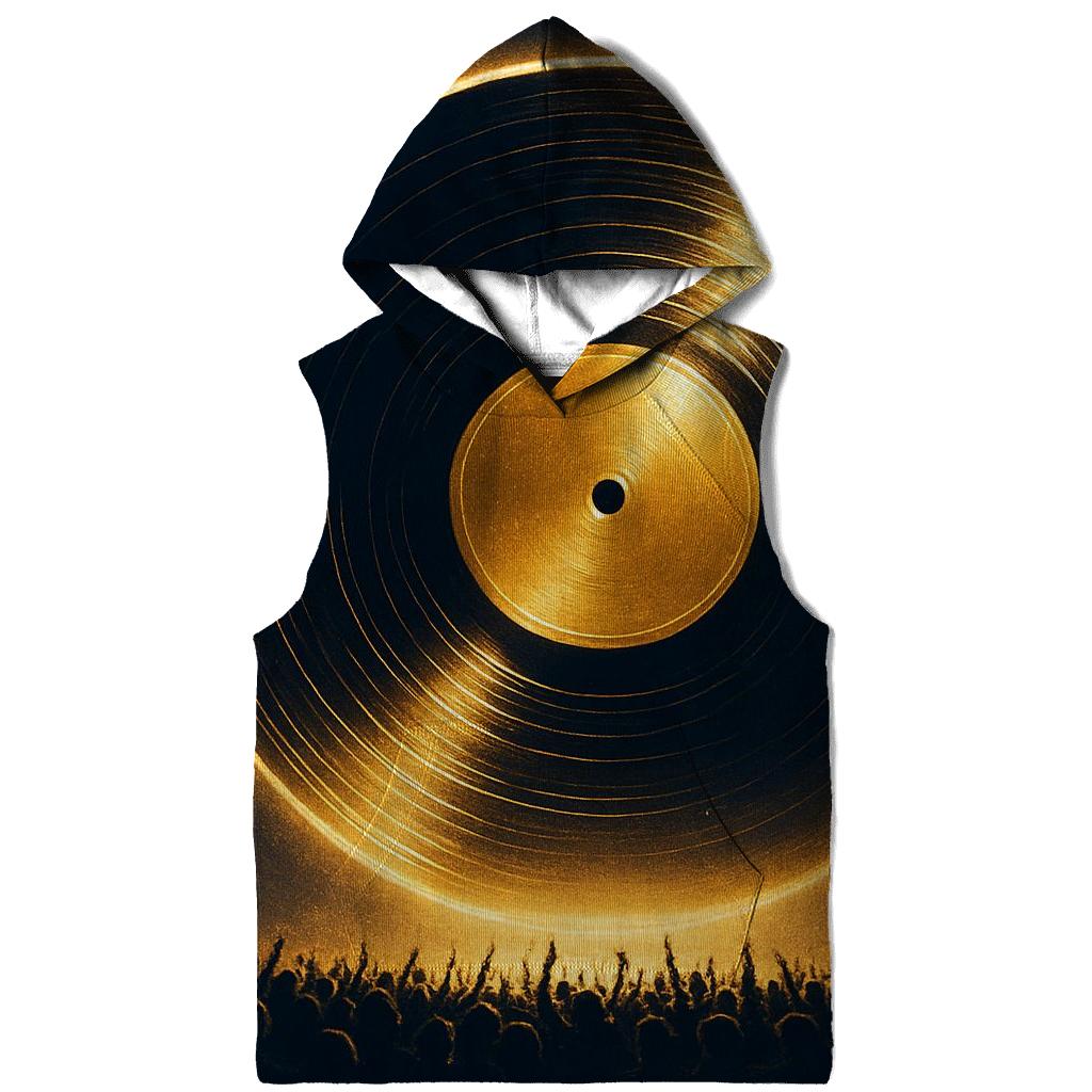 Golden Vinyl Eclipse printed hoodies