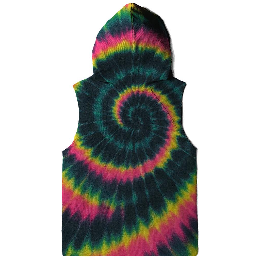 Neon Overdye Spiral Galaxy hoodies fashion