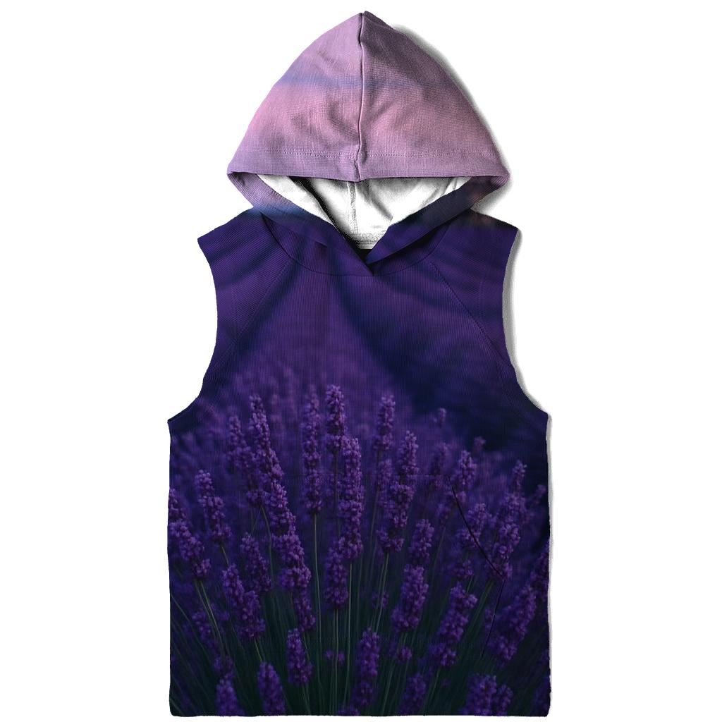 Lavender Field At Dusk With Passing Breeze hoodie styles