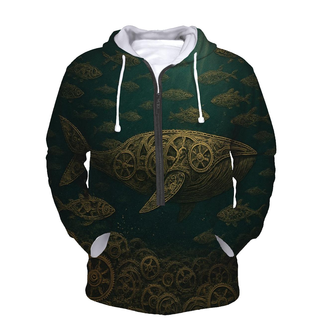 Clockwork Ocean Depths graphic hoodies