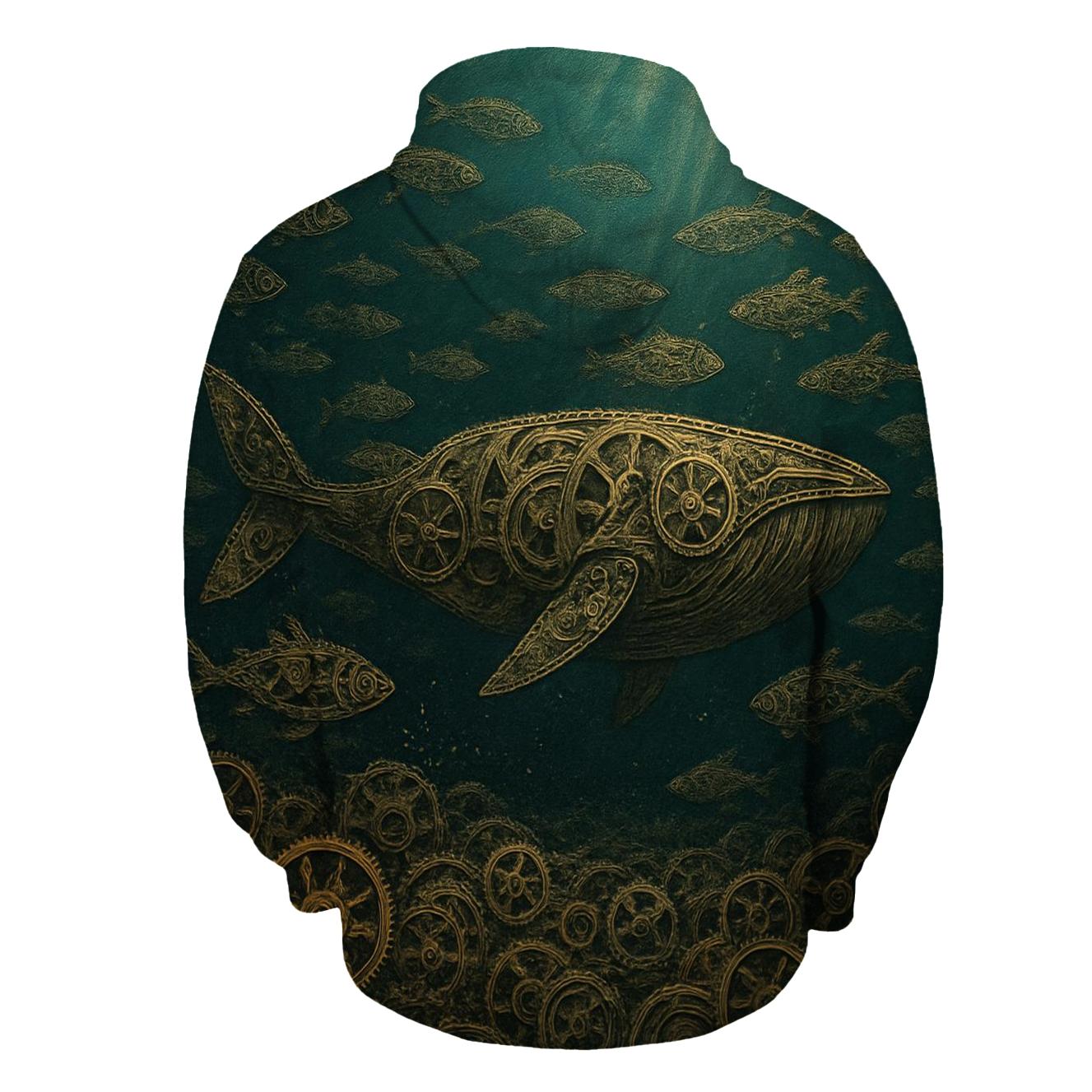 Clockwork Ocean Depths graphic hoodies