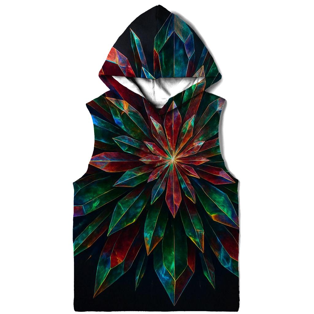 Prismatic Crystal Bloom hoodie designs