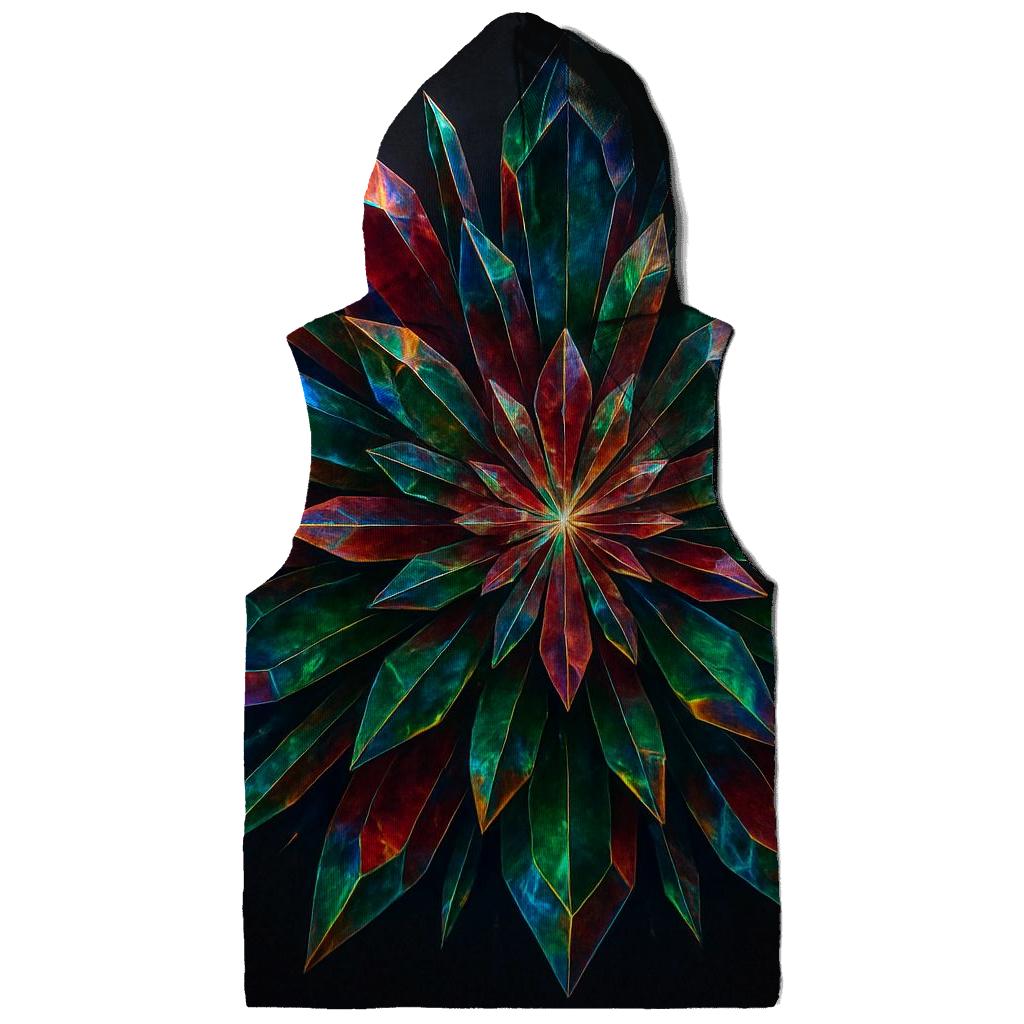 Prismatic Crystal Bloom hoodie designs
