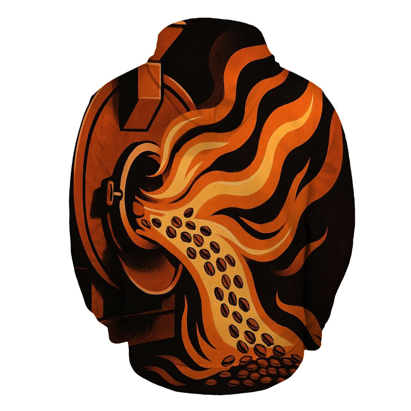 Roaster Flame Echo embroidered hoodies