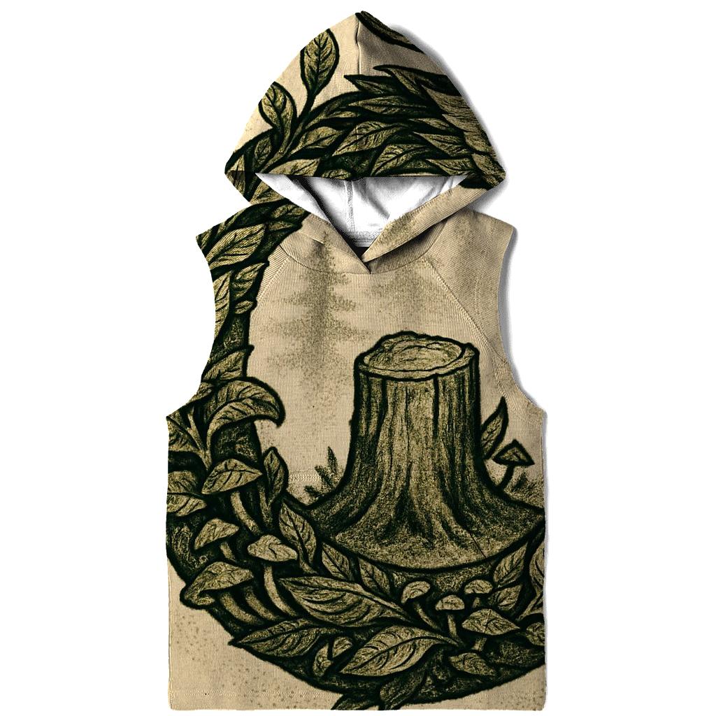 Forest Spirit Ouroboros printed hoodies