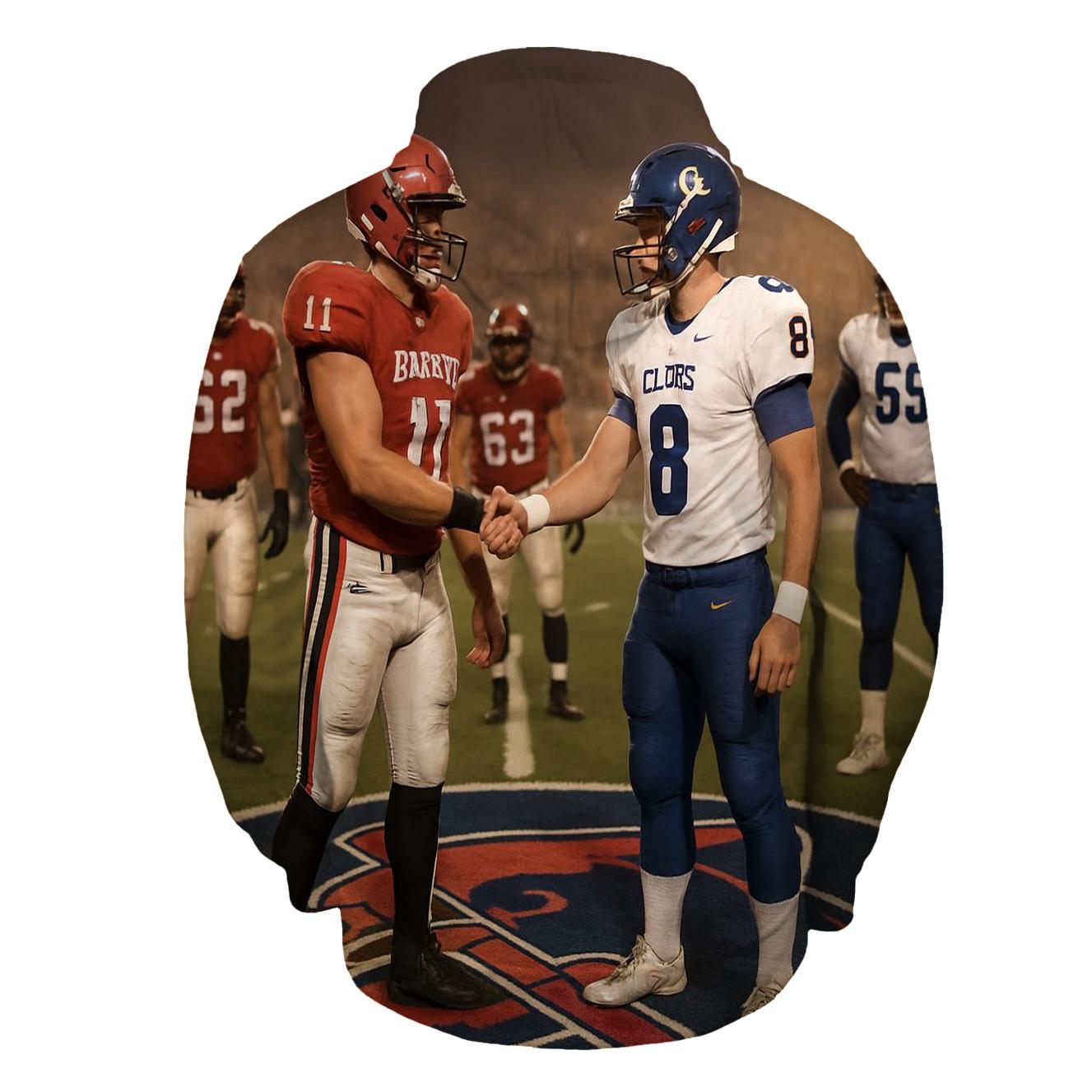 Halftime Truce Braves And Cubs Captains graphic hoodies